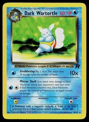 Dark Wartortle - 46/82 - Team Rocket - Uncommon - Pokemon TCG