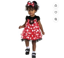 NEW Infants Minnie Mouse Costume Dress Size 6-12 Months