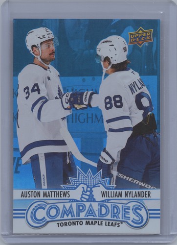 William Nylander/Auston Matthews #CM-3 2025 Upper Deck Compadres card