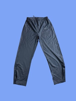 Helly Hansen Blue Voss Waterproof Draw String Rain Pants Medium