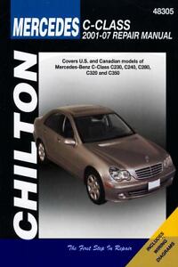 Mercedes Benz C Class (Chilton's Repair Manual) Book 9781563927379 | eBay