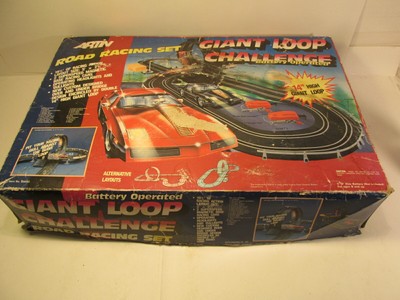 Vintage Artin Road Racing Slot Car Set 