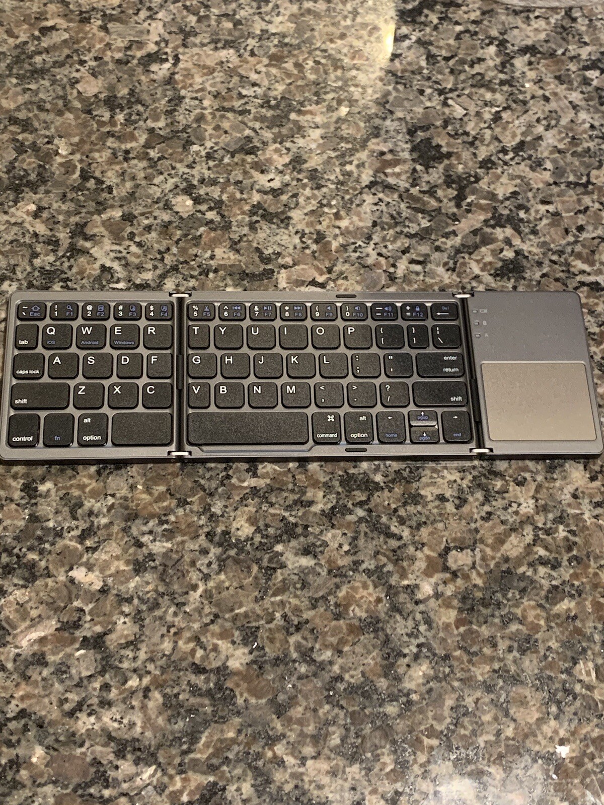 Foldable Wireless Keyboard Bluetooth TouchPad For Phone Tablet Laptop