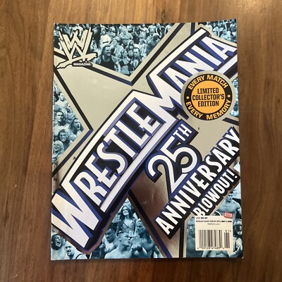 WWE WRESTLE MANIA 25th  雑誌 プロレス WWE WRESTLE MANIA 25th 雑誌 プロレス