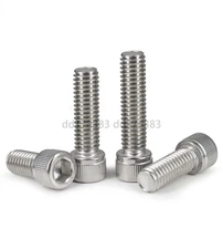 Inch 0-80, 2-56, 4-40, 304 Steel Allen Socket Cap Head Screw Bolt