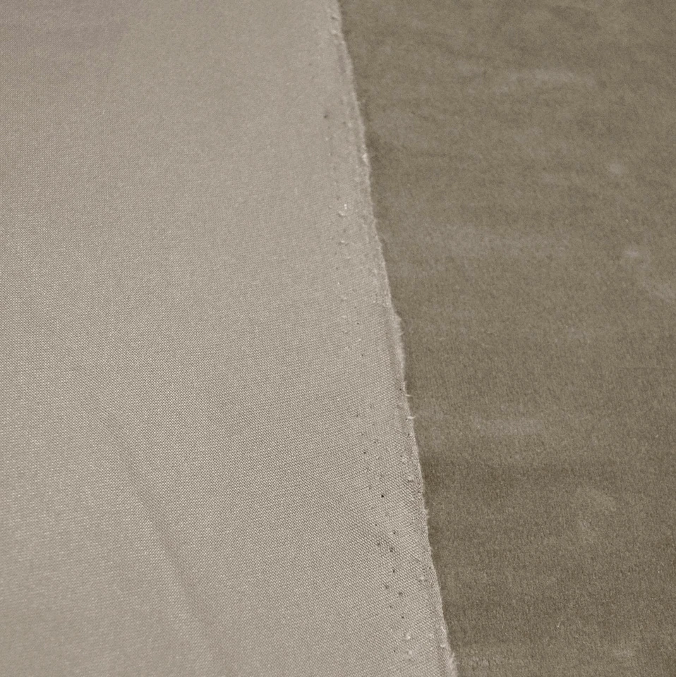 Mf04g Taupe Pálido Suave Microfibra Suave Terciopelo Refuerzo FUNDA Cuello Rollo CUBIERTA Tamaño Foto 4 de 4