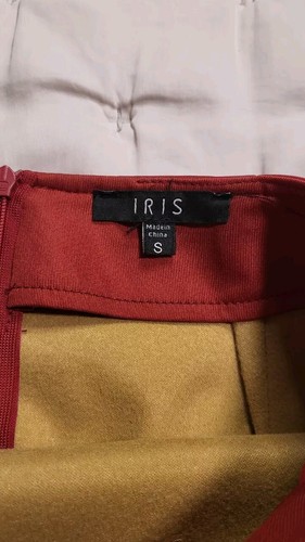 Iris Kunstleder roter Minirock - Bild 3 von 6