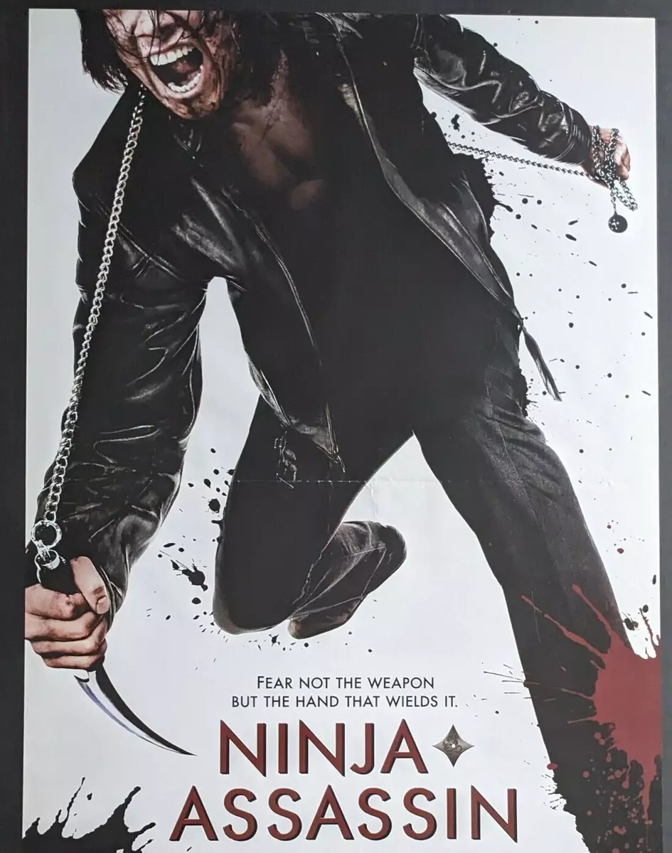 Ninja Assassin 2009 Movie Poster 24x36 Borderless Glossy 0956