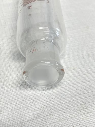 WILMAD Glass 125mL 19/22 29/42 Graduated Double Scale Addition Funnel 2mm Stpk - Picture 4 of 8