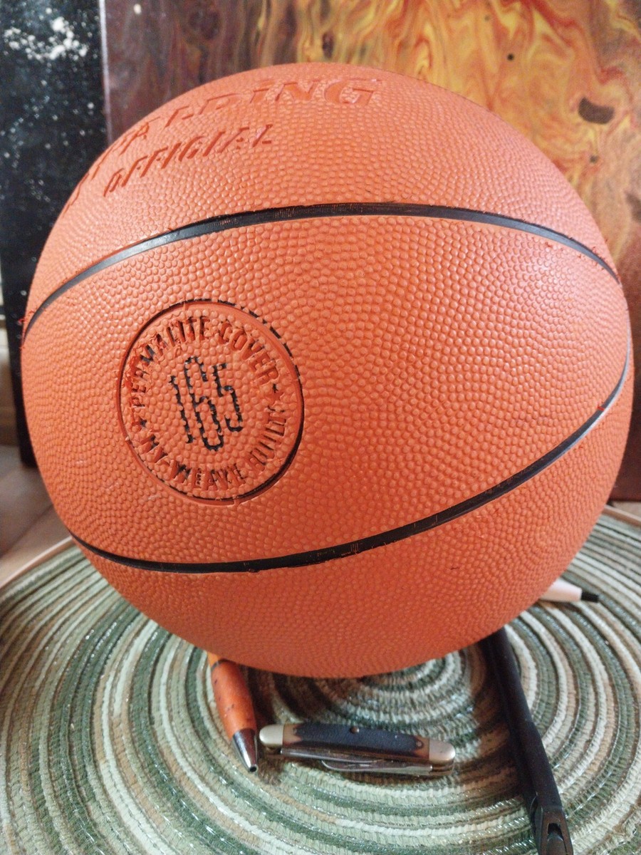 1970s Spalding Official Basketball Ball Vintage 70s Classic