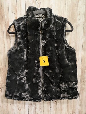 トップス GRY x BLACK THEREDTHREAD S FLIP FUR VEST Black Short Toscana Sheepskin Gilet | WHISTLES | Whistles US |