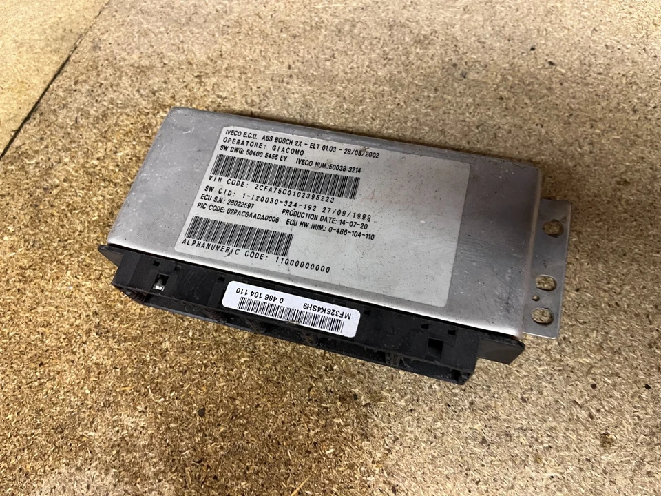 Unidad de control IVECO EUROCARGO EURO TECH EURO3 ABS ECU BOSCH módulo ECU 0486104110 Foto 2 de 4