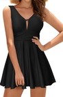 SHEKINI Women's Swim Dress One Piece Swimsuit Hollow L