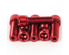 Mission Hollow Stem Bolt Kit (Red)