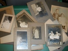 Antique Photograph Lot of 38 Photos of ALL Children  Infants