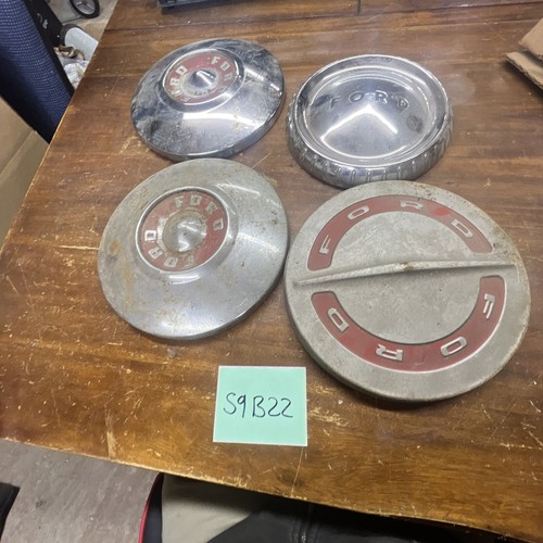 lot of 4 vintage ford hubcaps eBay