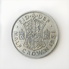 Great Britain 1951 - &frac12; Crown / Half Crown - George VI 3rd Type; No 'IND:IMP'