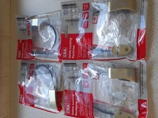 ERA Safety locking restrictor for windows and balcony doors 723 - Brass  x4 Pack