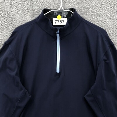 Greyson 1/4 Zip Pullover Sweatshirt Jacket Golf Men's Size Large