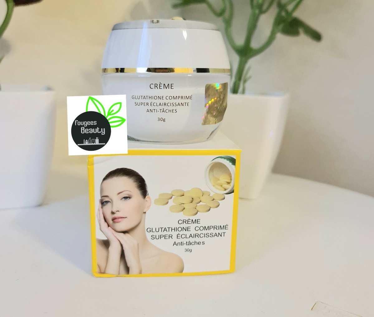 Glutathione Comprime Super Fort Strong Whitening Face Cream