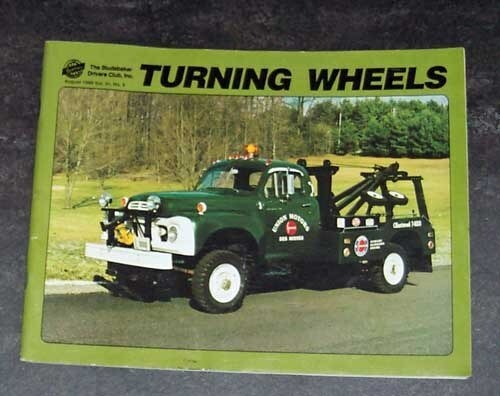 August, 1999 Turning Wheels Studebaker Drivers Club Newsletter - Picture 1 of 1