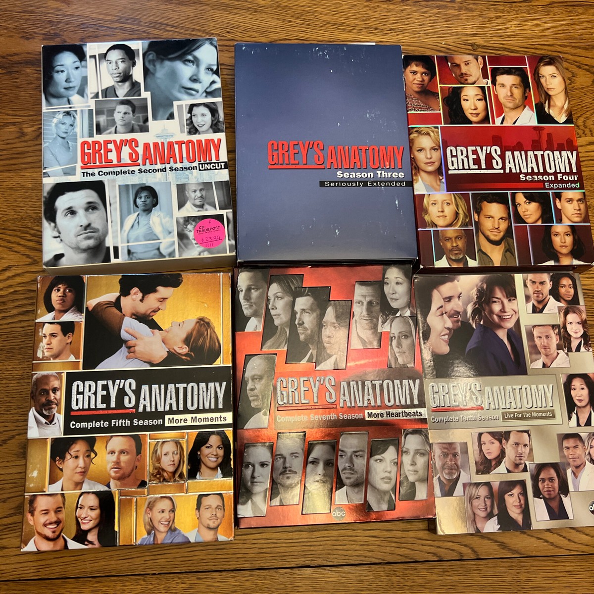 Grey's Anatomy: Complete Seasons 2, 3, 4, 5, 7 and 10 DVD Sets | eBay