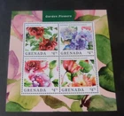 Grenada 2014 Garden Flowers Sheetlet Rose Peony Poppy UM MNH unmounted mint