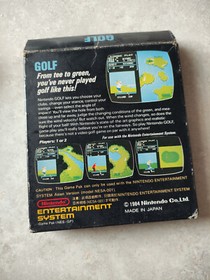 Vintage NINTENDO NES Asian GOLF CIB complete Rare