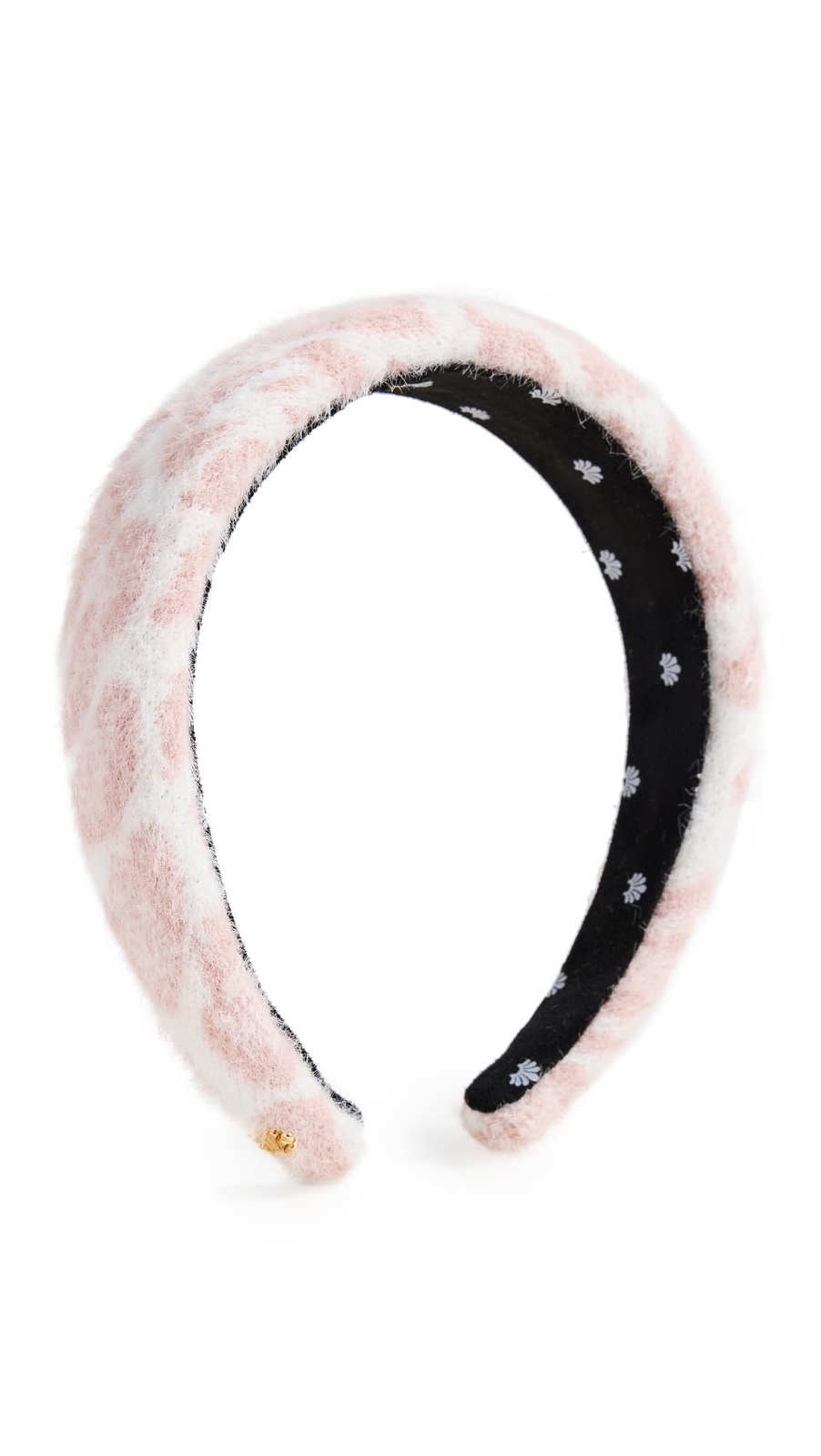 Женская леопардовая вязаная повязка на голову Alice от Lele Sadoughi, розовый леопард, Один размер