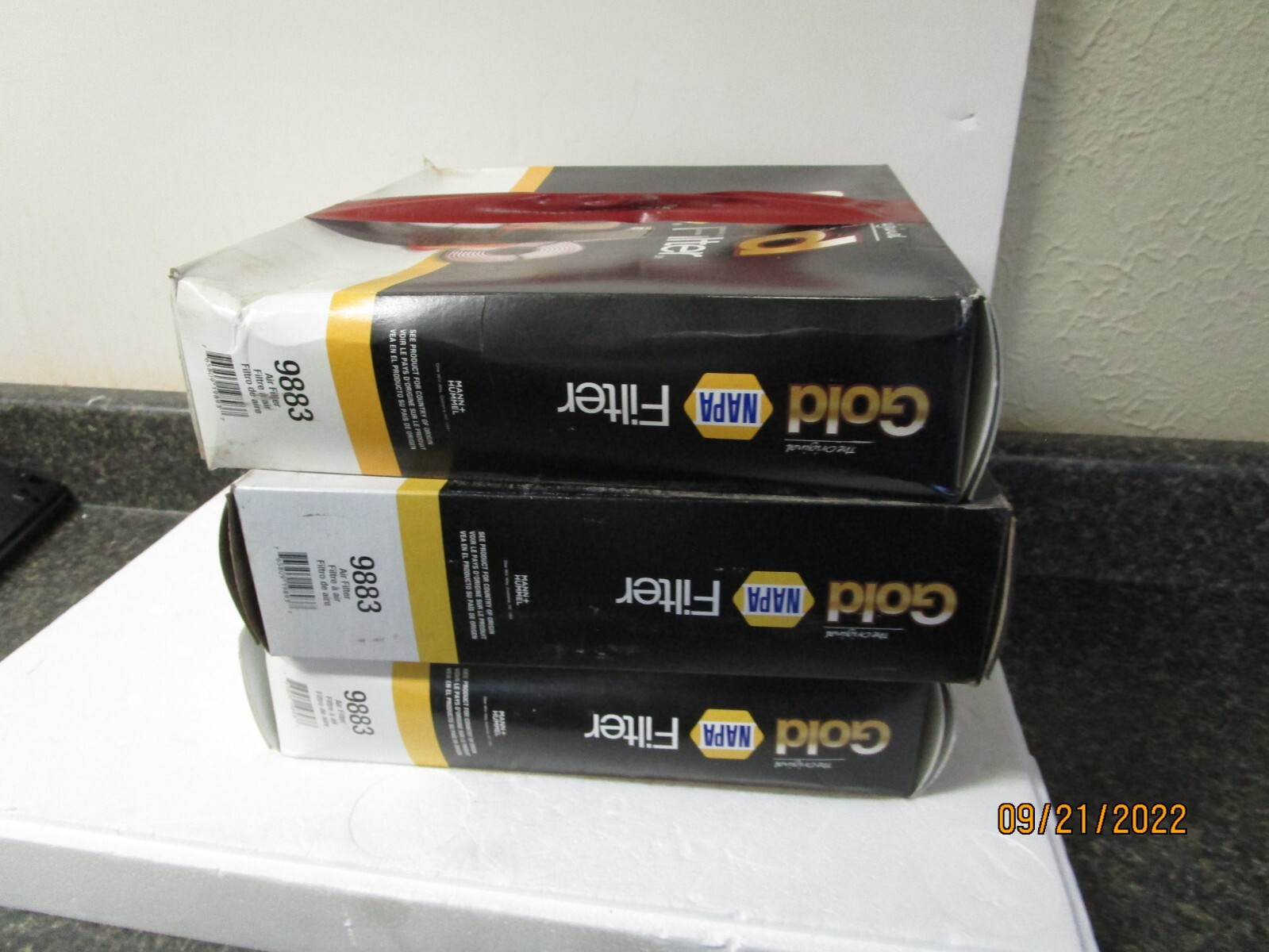 Qty (3) Napa 9883 Gold Air Filters eBay