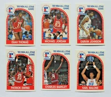 1989-90 Hoops All Star Team Set (24 Cards) Jordan, Magic, Barkley, Ewing