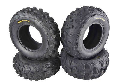 (4) New 24X8-11 24x10-11 Kenda Bear Claw EX ATV TIRES SET HONDA RANCHER 4X4 350