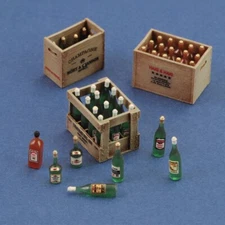 Royal 1/35 Champagne, Cognac E Wine Bottles with Crates