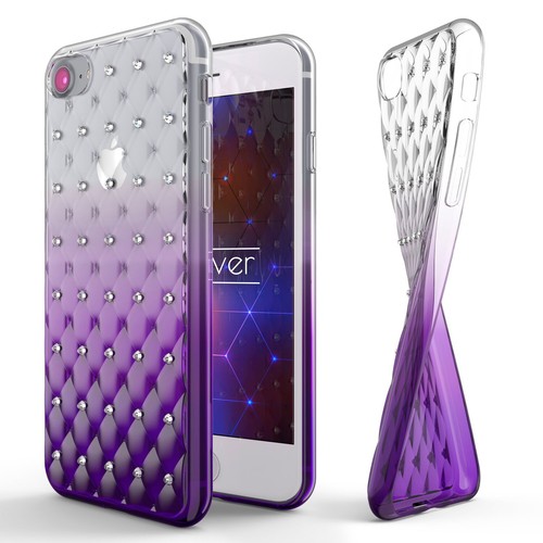 Urcover® Custodia Lusso Protettiva TPU Cover Glitter Diamanti Case Brillante - Foto 8 di 23