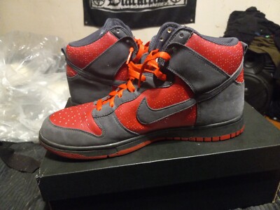 Size 10.5 - Nike Dunk High Red - 317982-601