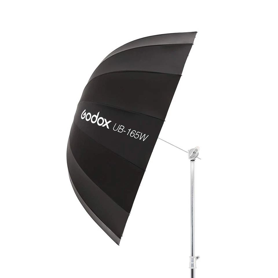 Godox UB-165W 65 pulgadas 165 cm interior parabólico blanco reflectante paraguas luz de estudio U... Foto 3 de 4