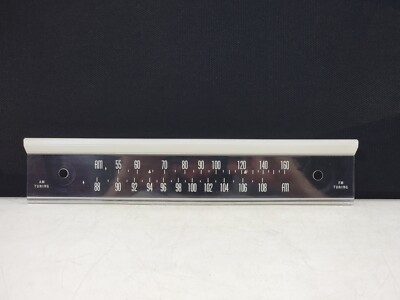 Vintage Heathkit AJ-30 Tube Tuner Parts - Tuning Glass Plastic Cover - Nice!!