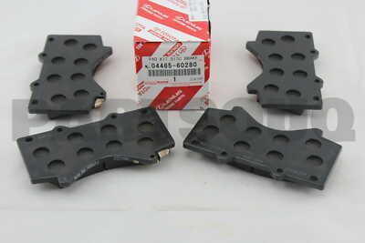  0446560280 Genuine Toyota PAD KIT, DISC BRAKE, FRONT 04465