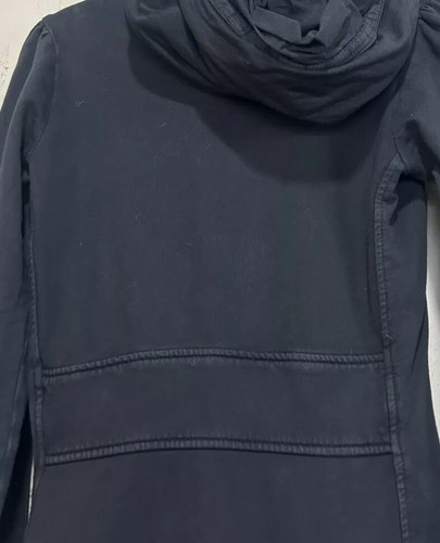Prairie Underground Long Coat Lagenlook Hoodie Black USA - Picture 5 of 13