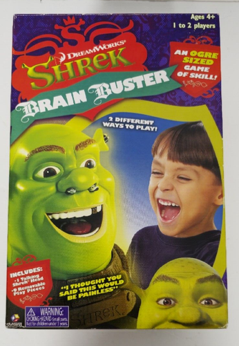 Shrek Brain Buster Talking Talking Ogre Head Game DreamWorks - Picture 9 of 12