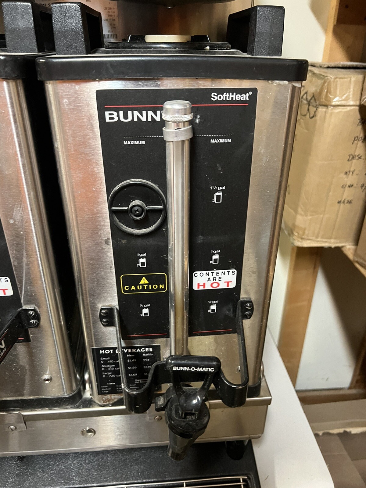 Bunn Dual Commercial Coffee Brewer 120/208v Parts Repair eBay