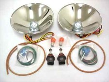 1932 Ford Car Pickup Truck Halogen Headlight Conversion Kit W Turn Signal