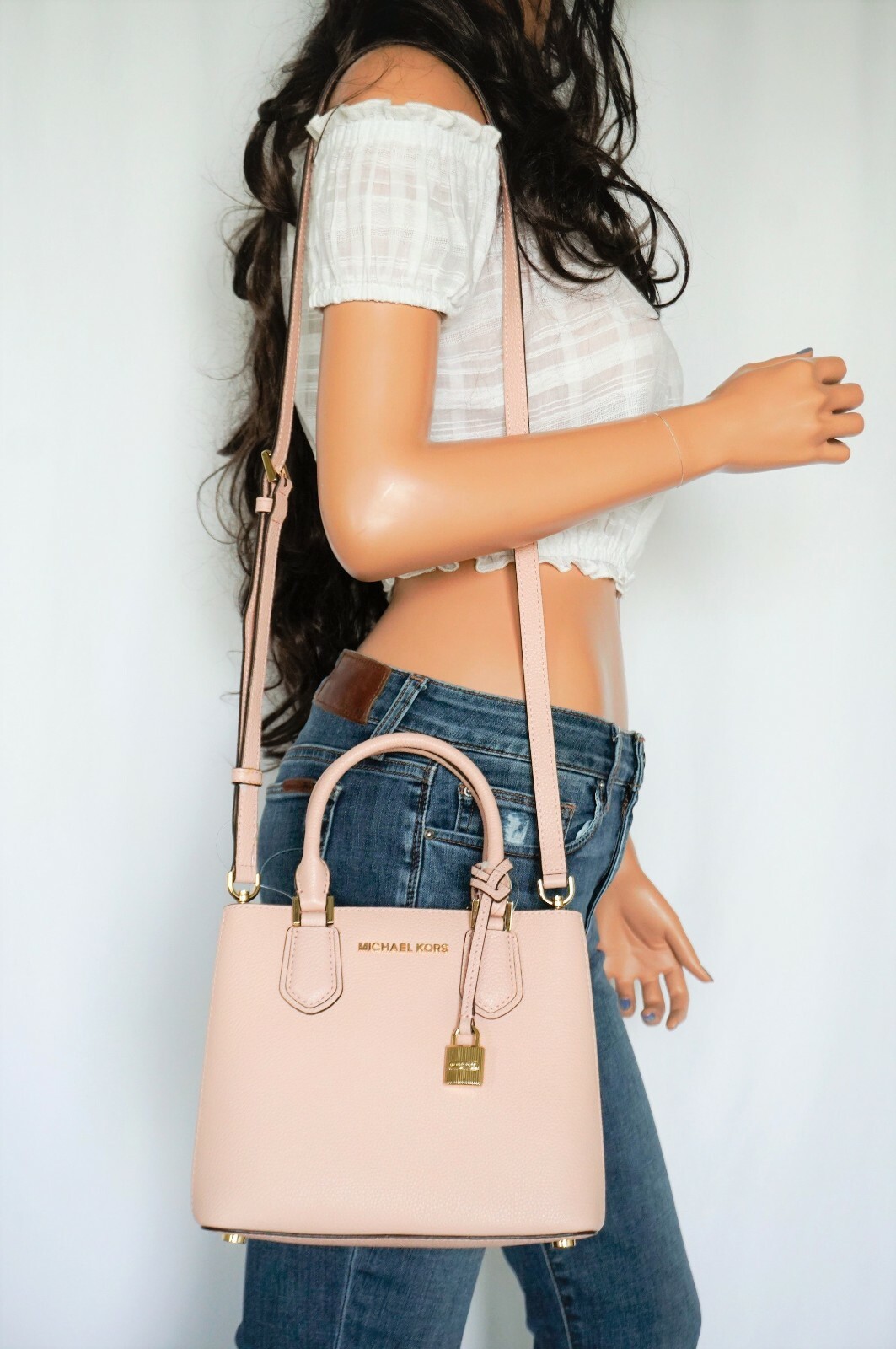 michael kors adele mulberry