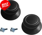 2 Pack Pot Lid Replacement Knobs Heat Resistant Bakelite Handles Black