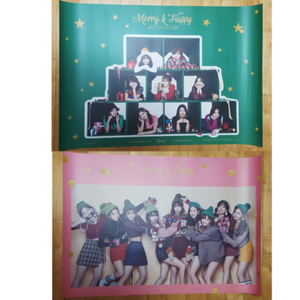 Twice Likey Repackage Heart Shaker Merry Happy Likey Repackage Official Poster Ebay