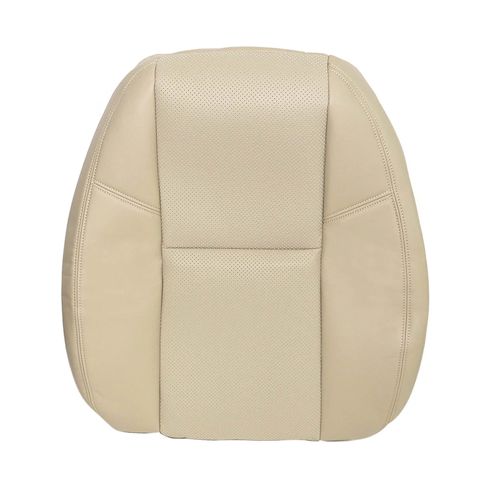 2009-2014 For Cadillac Escalade EXT Front Bottom Top AC Leather Seat Cover Tan
