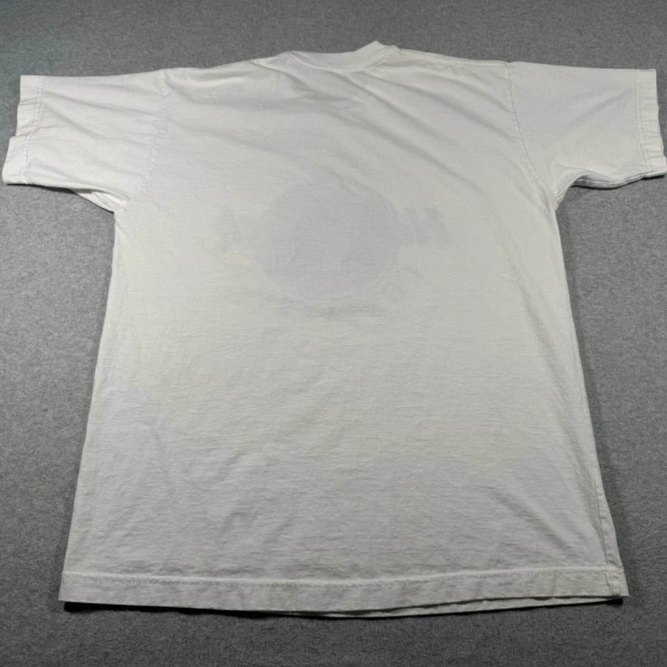 Hard Rock Cafe 衬衫成人大号白色哥斯达黎加食物岛热带男式 — 第 4/4 张图片