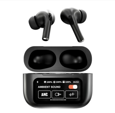Kabellose Kopfhörer Bluetooth 5.4 LCD Touchscreen - PIXFAB A9 PRO
