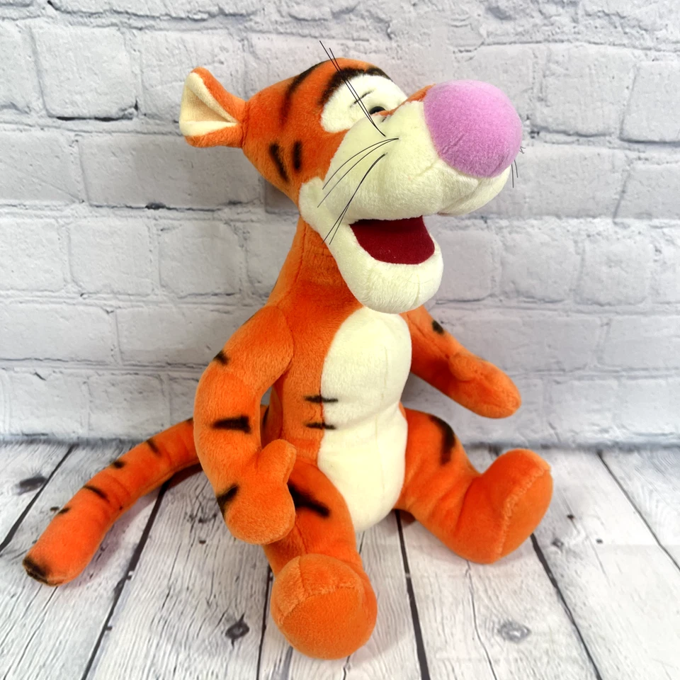 Плюшевый винтажный прыгающий тигр Винни-Пух Disney 12 дюймов - Изображение 2 из 4
