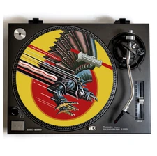 JUDAS PRIEST Turntable Slipmat For Vinyl Records 12" DJ Slip Mat heavy metal